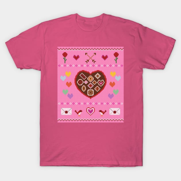 Valentine’s Day Knit T-Shirt by CupcakeCandice